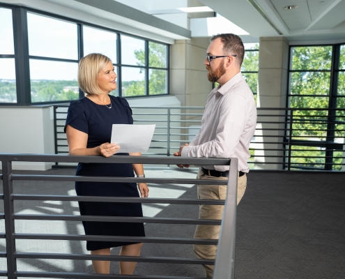 Westlark Advisors team member talking with client; soft skills