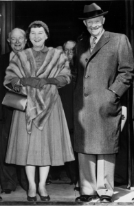 president-and-mrs-dwight-d-eisenhower-leave-the-capitol-after-the-president-072b49 photo of President Eisenhower and First Lady